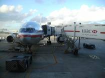 Entre México e Jamaica, escala no aeroporto de Miami, nos Estados Unidos